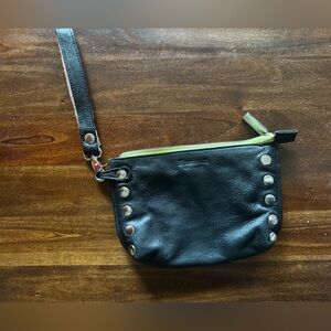 Hammitt Black Leather Wristlet
